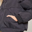 Parka Puffer Negro - Abrigo Mujer