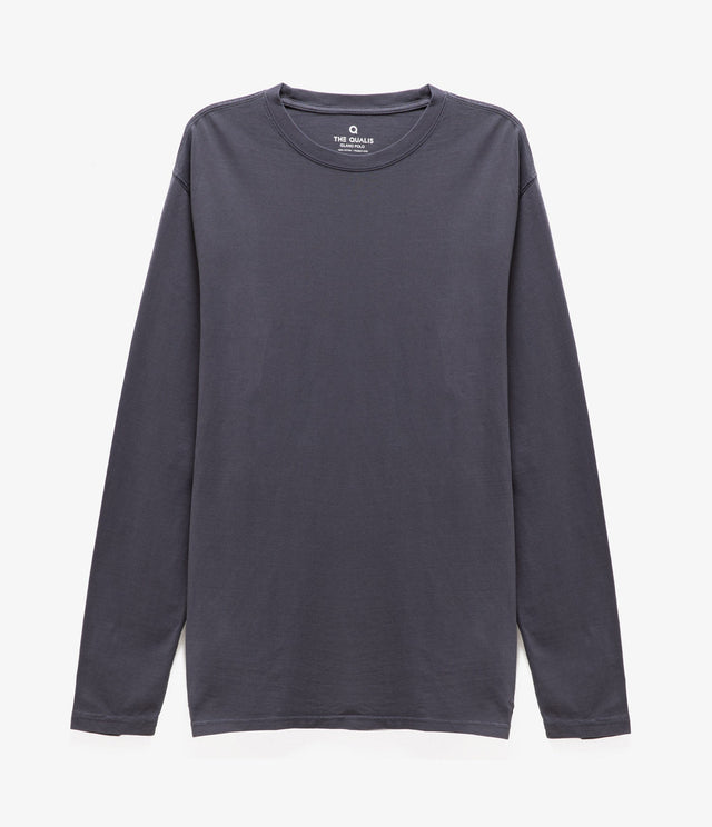 Polera Palm Manga Larga Azul Marino