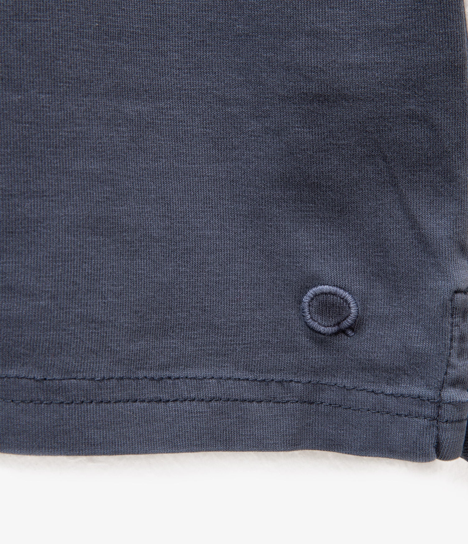 Polera Palm Manga Larga Azul