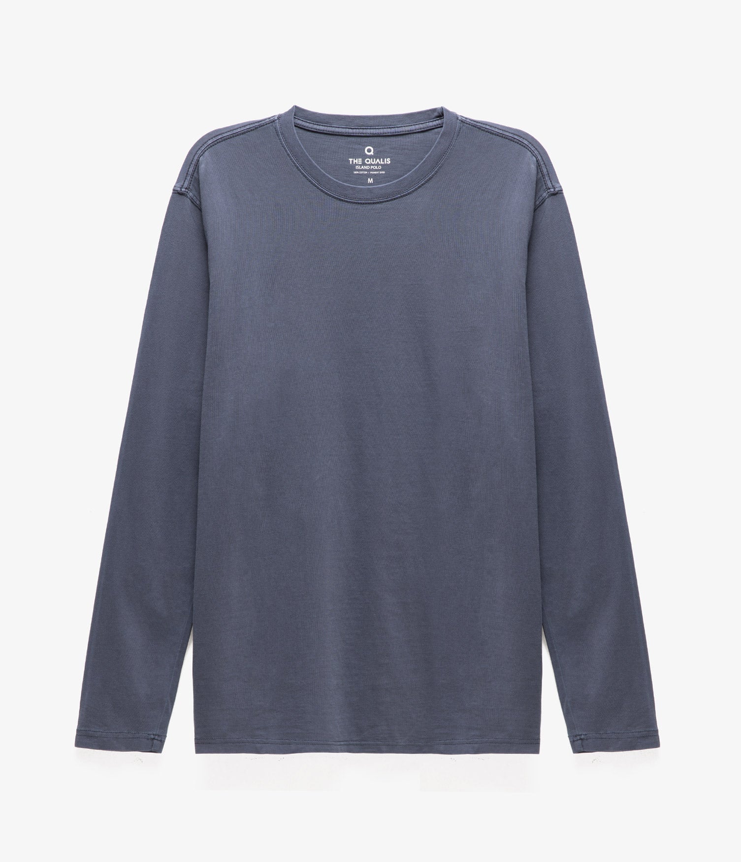 Polera Palm Manga Larga Azul