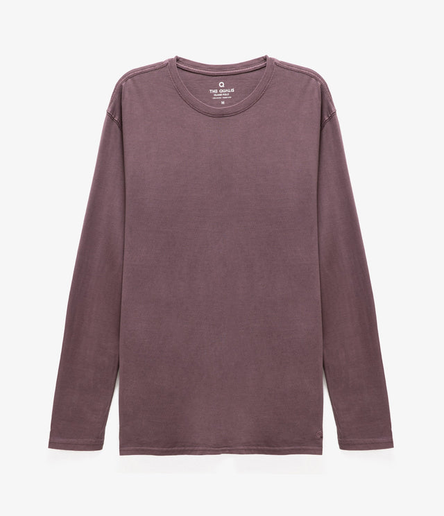 Polera Palm Manga Larga Burdeo