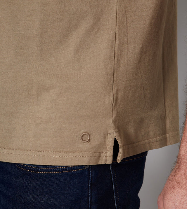 Polera Stuart Café Claro - Polera