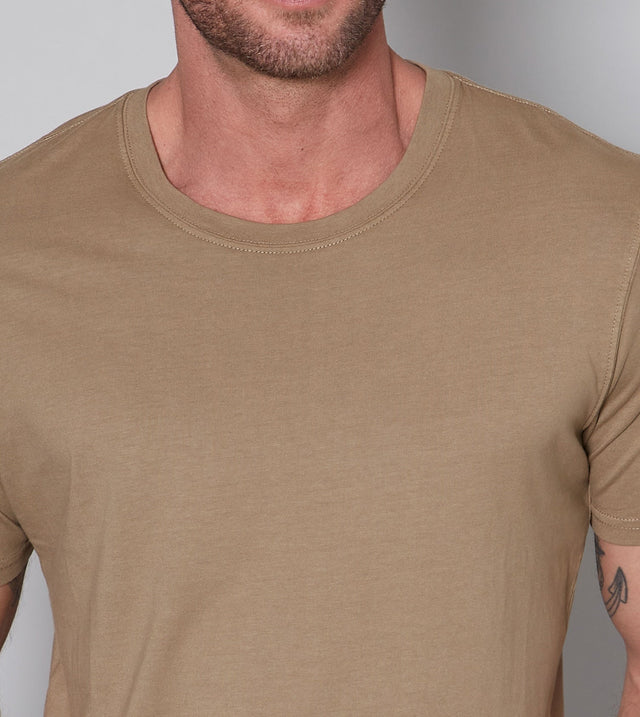 Polera Stuart Café Claro - Polera