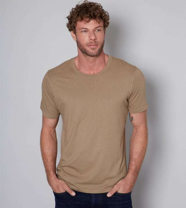 Polera Stuart Café Claro - Polera