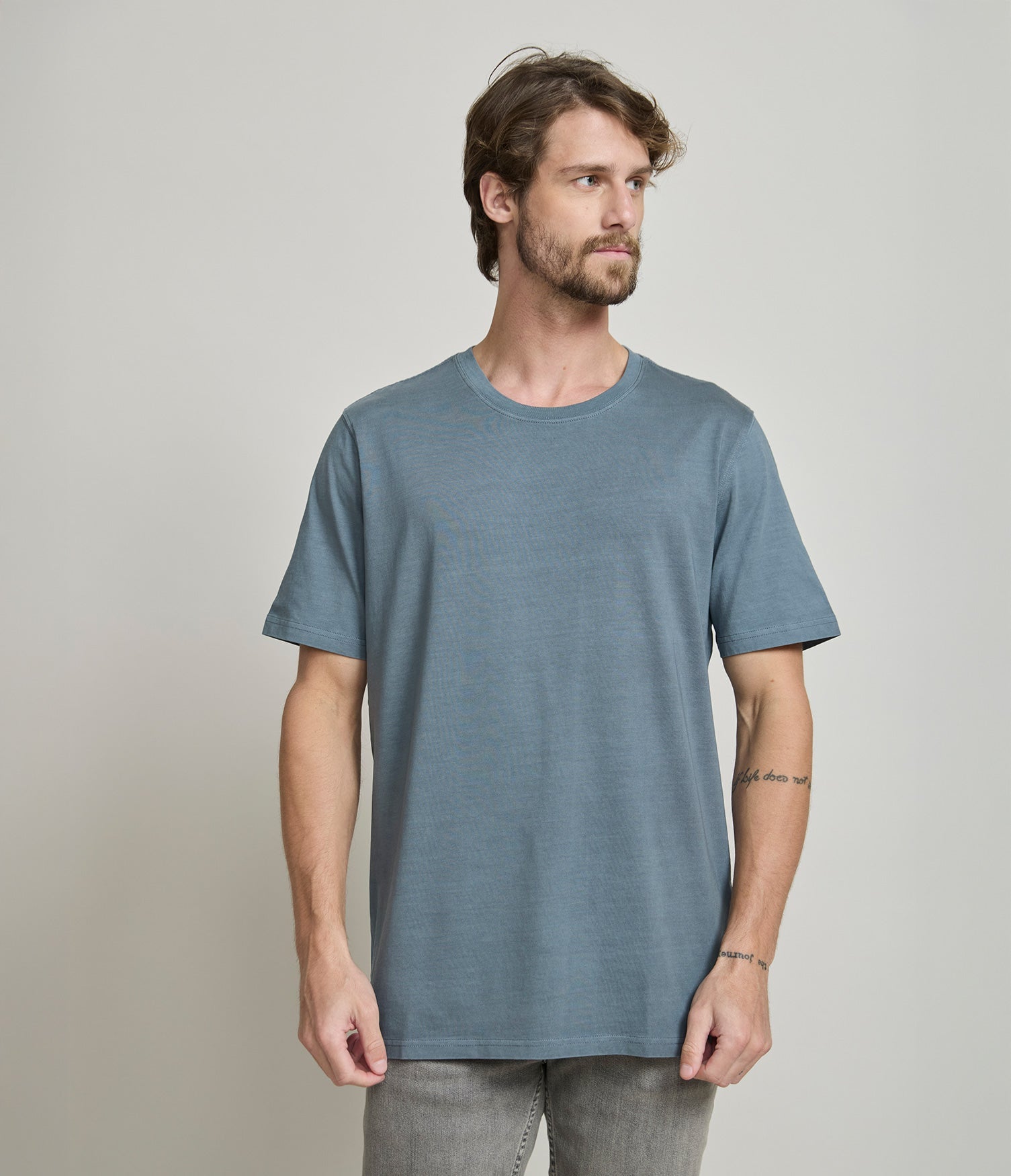 Polera Luke Azul Claro - Polera