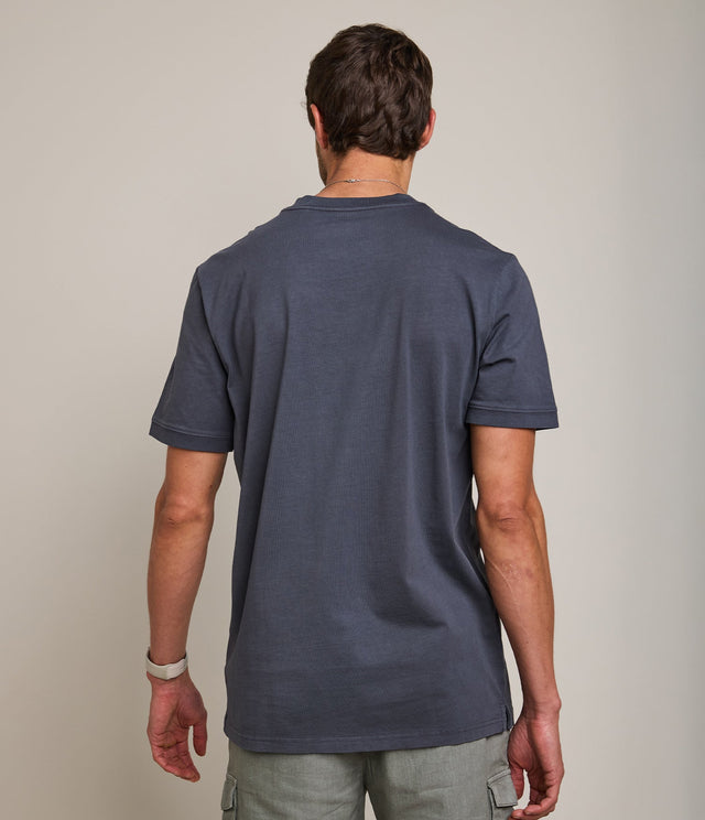 Polera Luke Botones Azul Marino - Polera