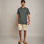 Polera Luke Botones Verde Oscuro - Polera