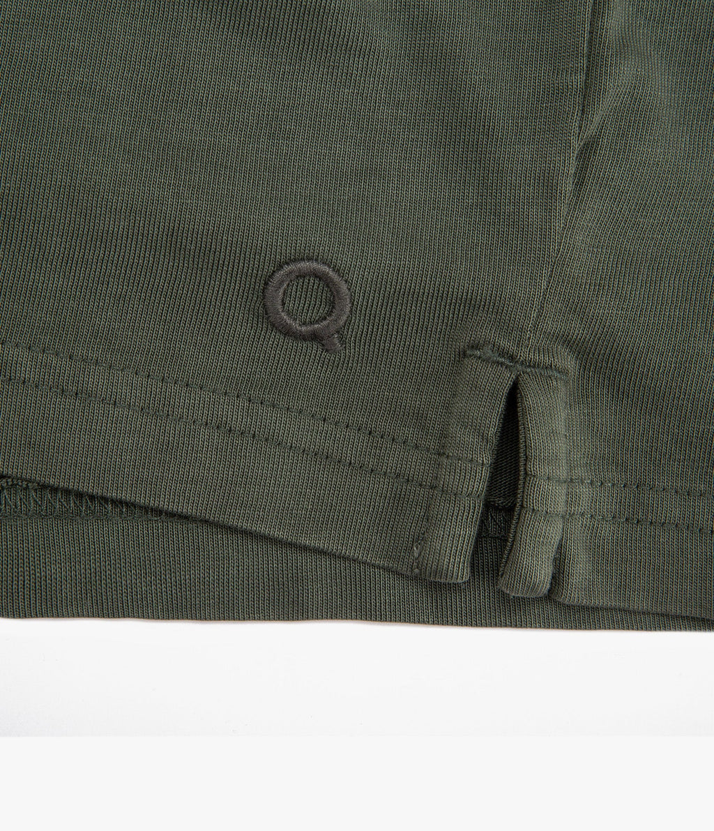 Polera Luke Botones Verde Oscuro - Polera