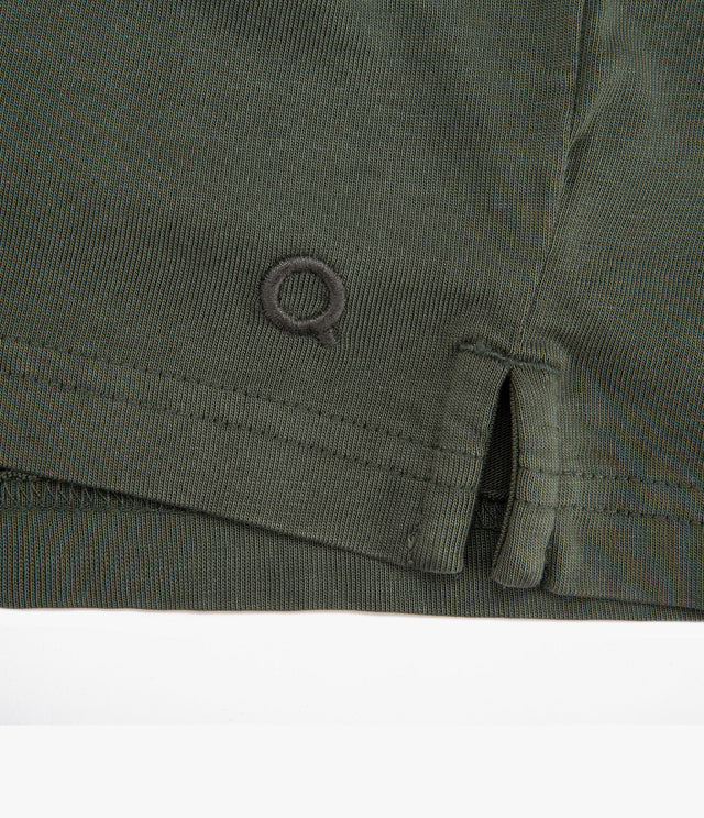 Polera Luke Botones Verde Oscuro - Polera