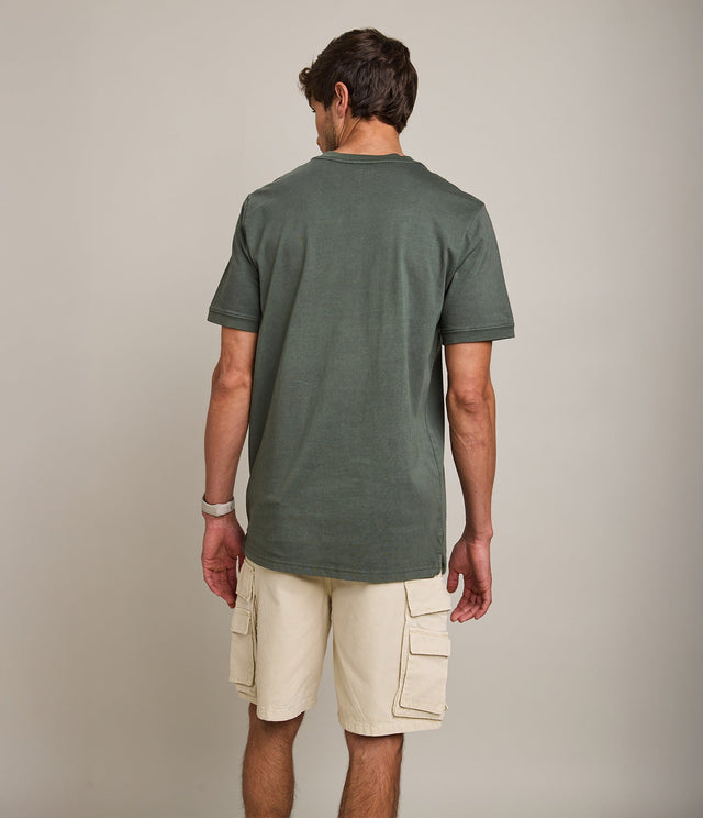 Polera Luke Botones Verde Oscuro - Polera