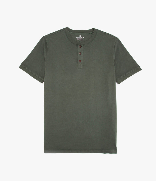 Polera Luke Botones Verde Oscuro - Polera