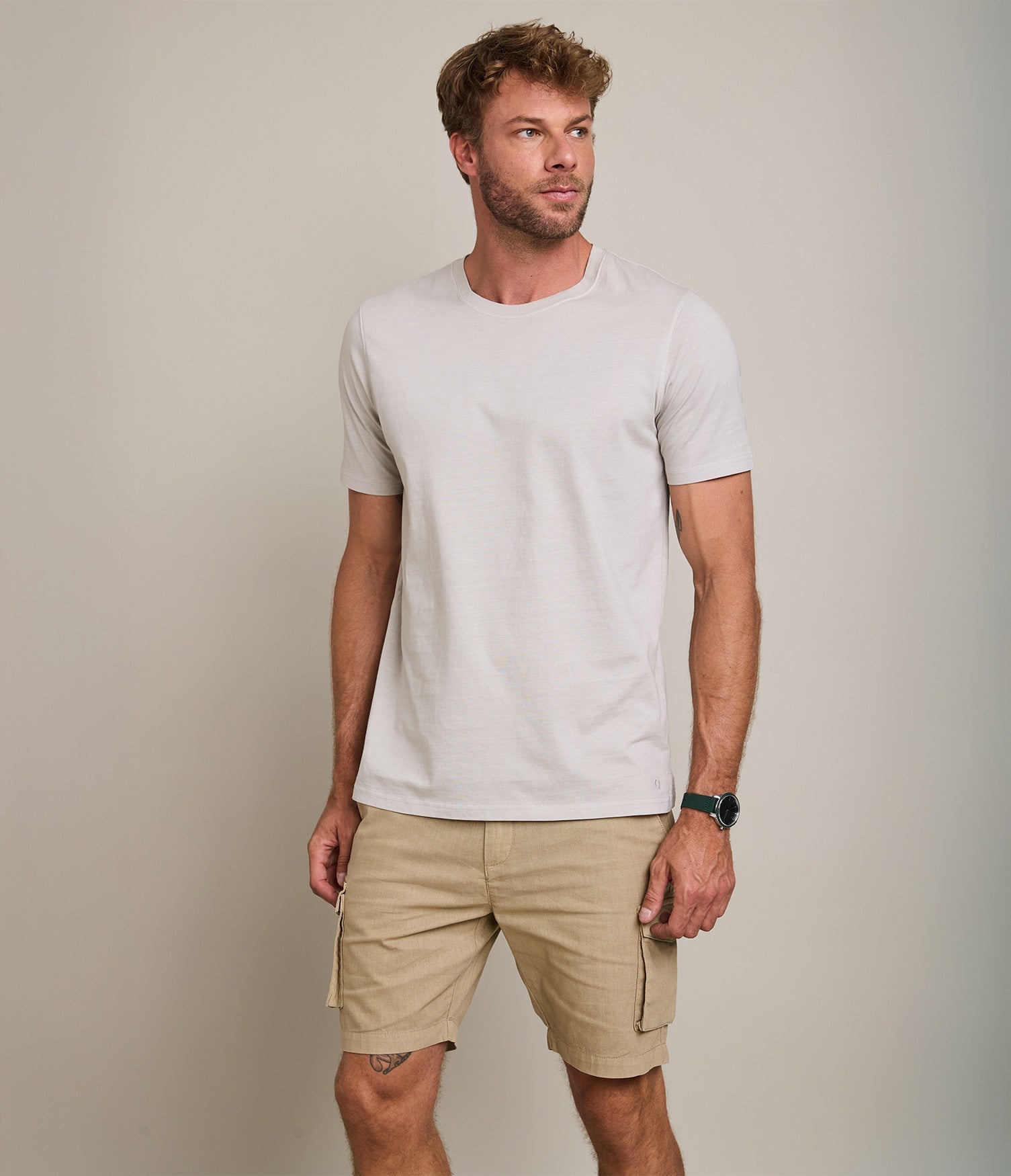 Polera Luke Crema - Polera