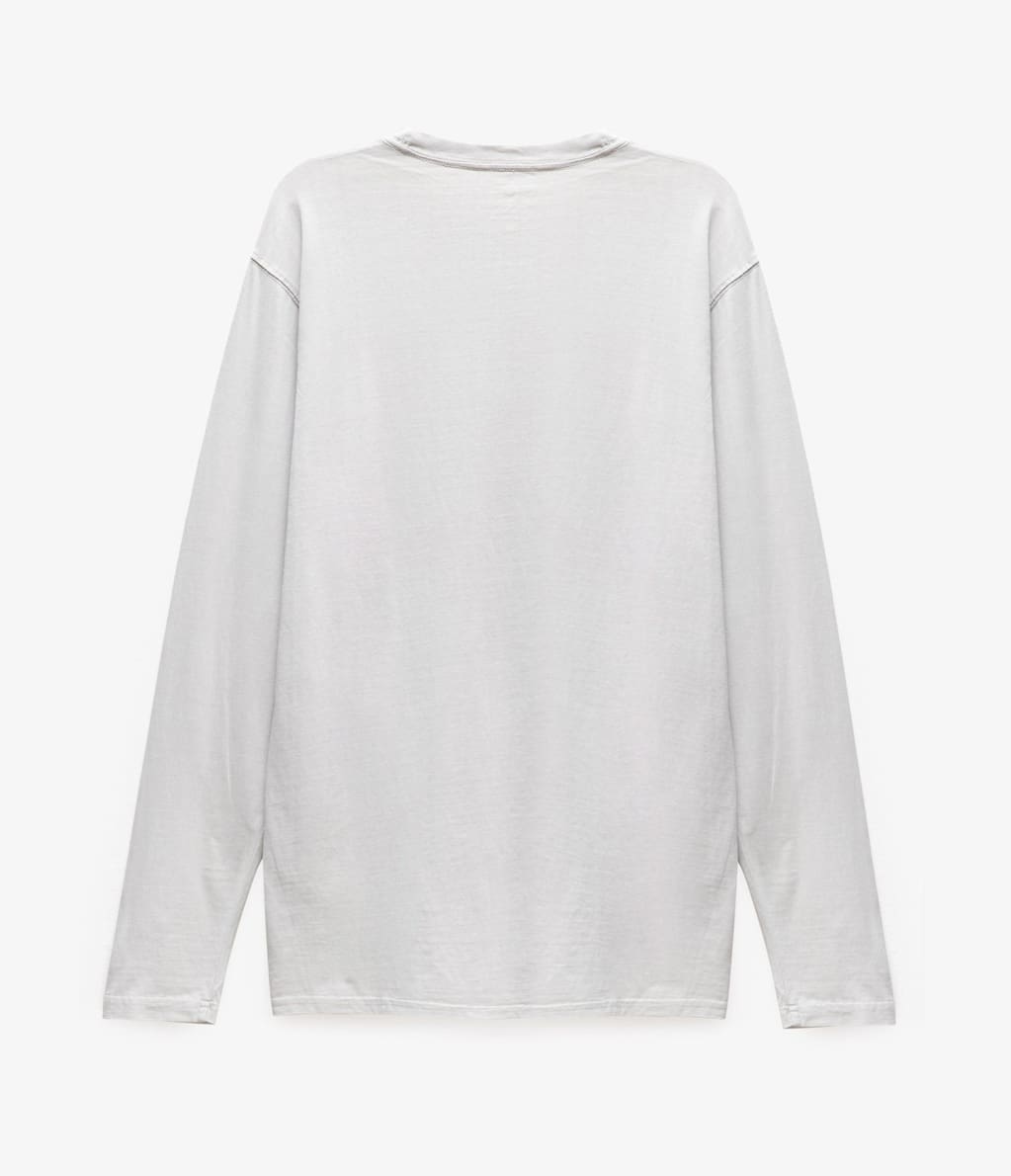Polera Palm Manga Larga Beige