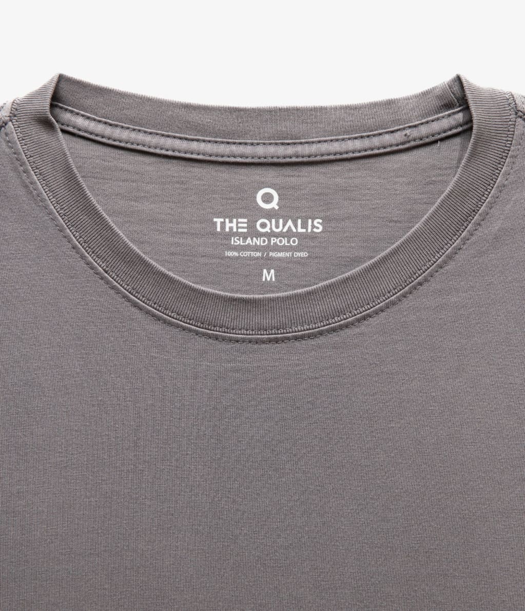 Polera Palm Manga Larga Gris