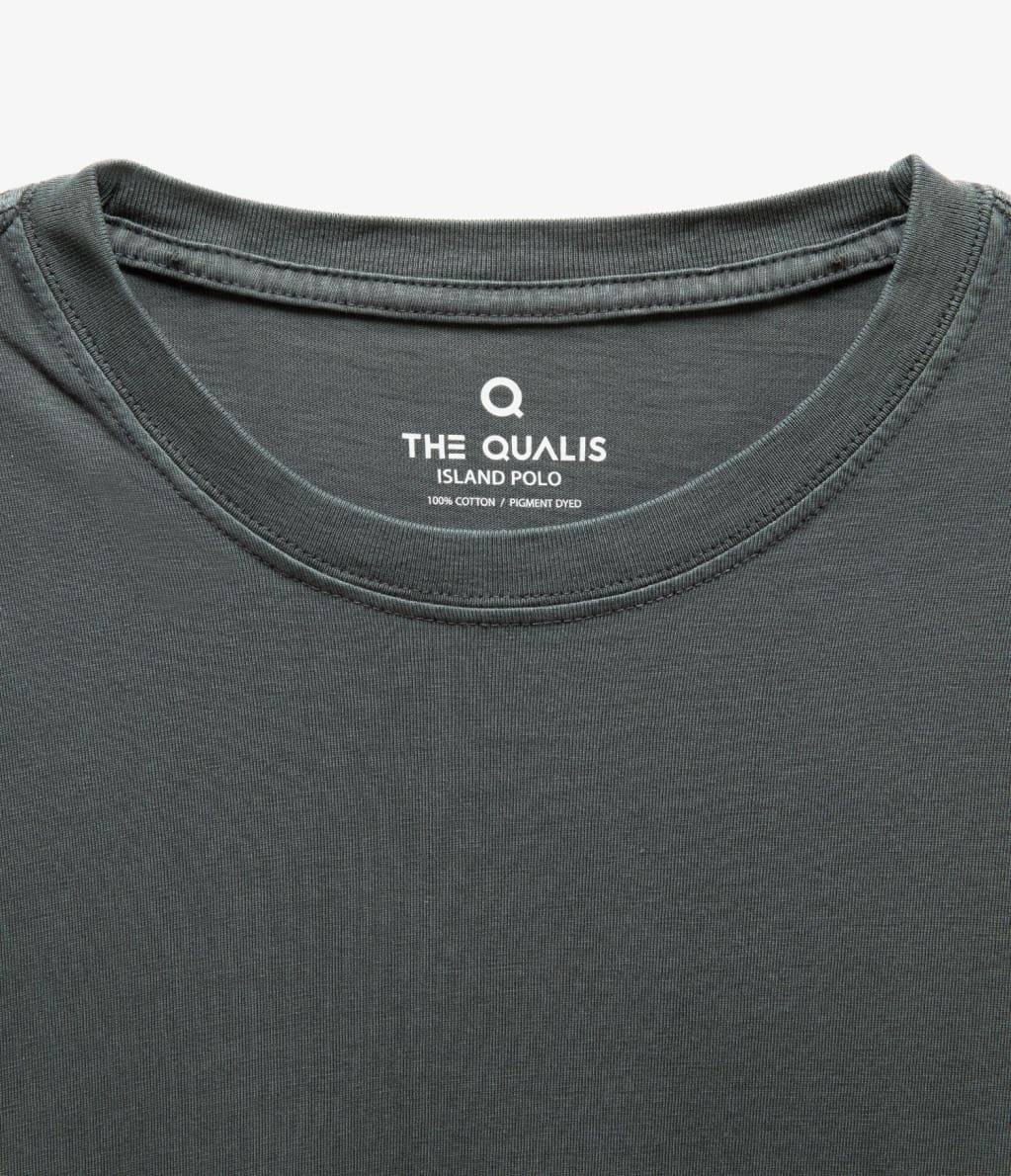 Polera Palm Manga Larga Verde Oscuro