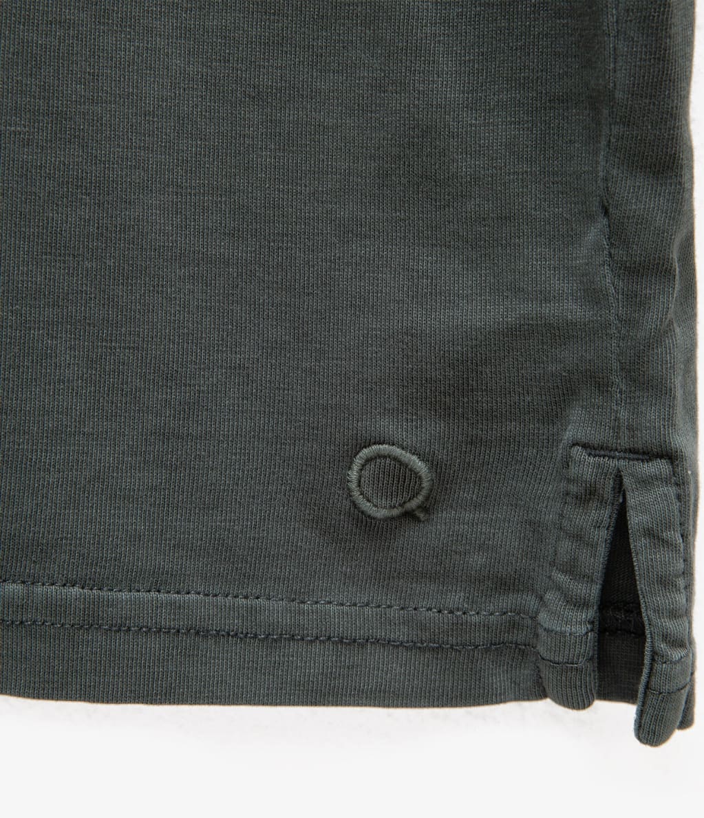Polera Palm Manga Larga Verde Oscuro