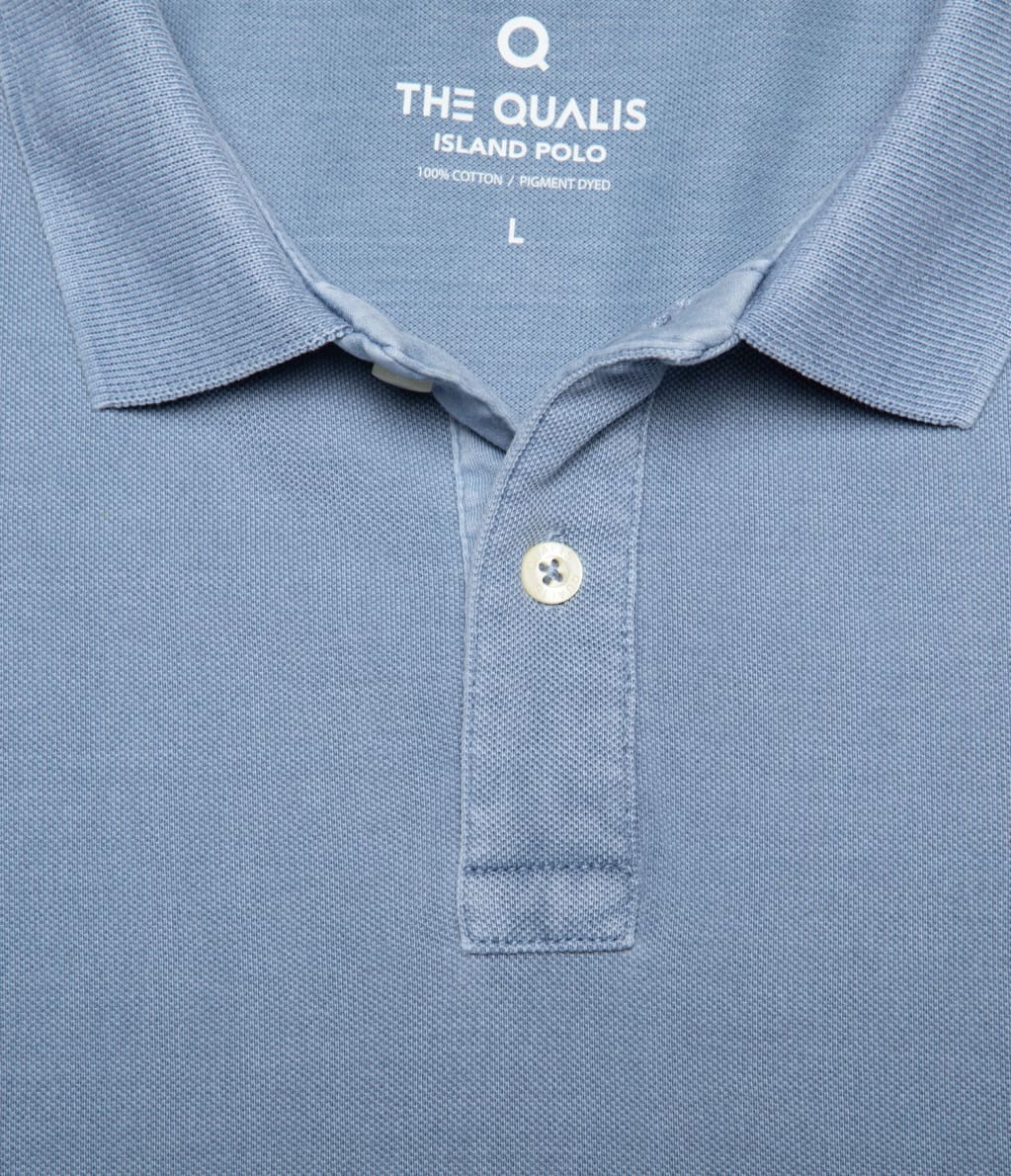 Polera Saud Grís Azulado - Polera