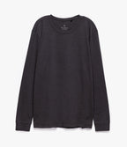 Polera Slub Manga Larga Gris - Polera