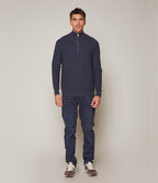 Sweater Acra Half Zipper Azul - Sweater