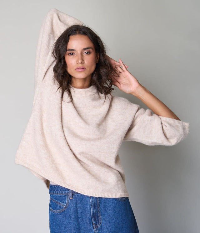 Sweater Berta Crema - Sweater Mujer
