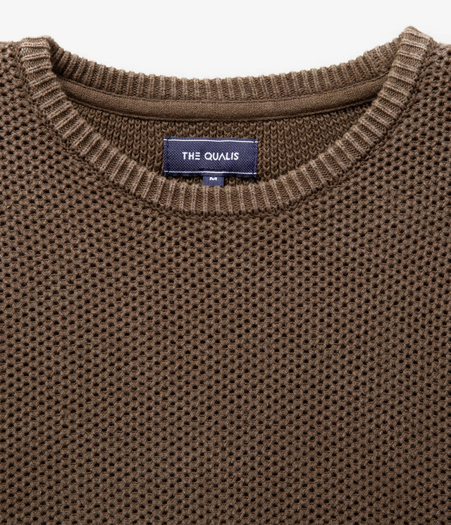Sweater Waffle Verde Oliva - Sweater