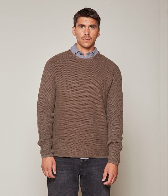 Sweater Waffle Verde Oliva - Sweater