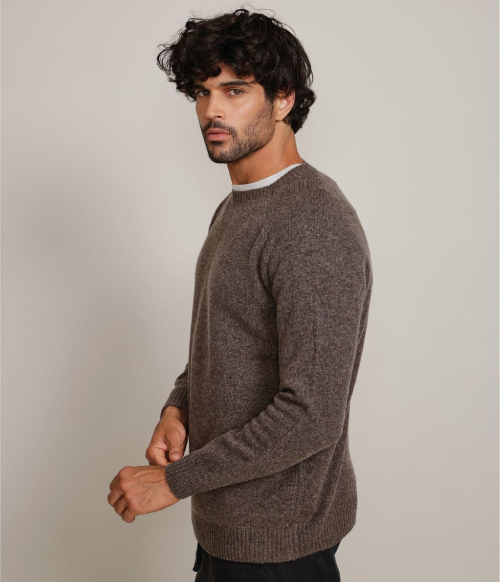 Sweater Land Wool Café Oscuro - Sweater