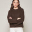 Sweater Maura Mohair Café - Sweater Mujer