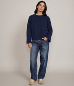 Sweater Maura Mohair Navy - Sweater Mujer