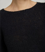 Sweater Cinta Negro - Sweater Mujer