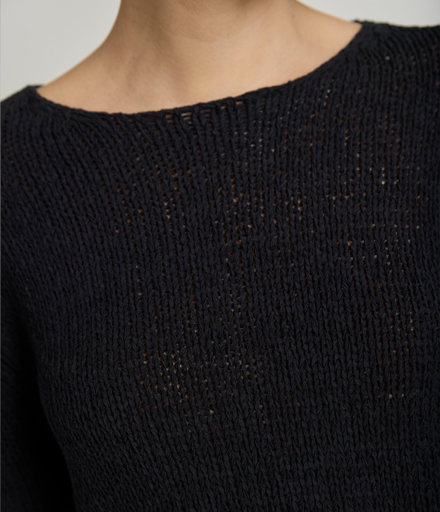 Sweater Cinta Negro - Sweater Mujer