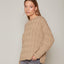 Sweater Trenzado Camel - Sweater Mujer