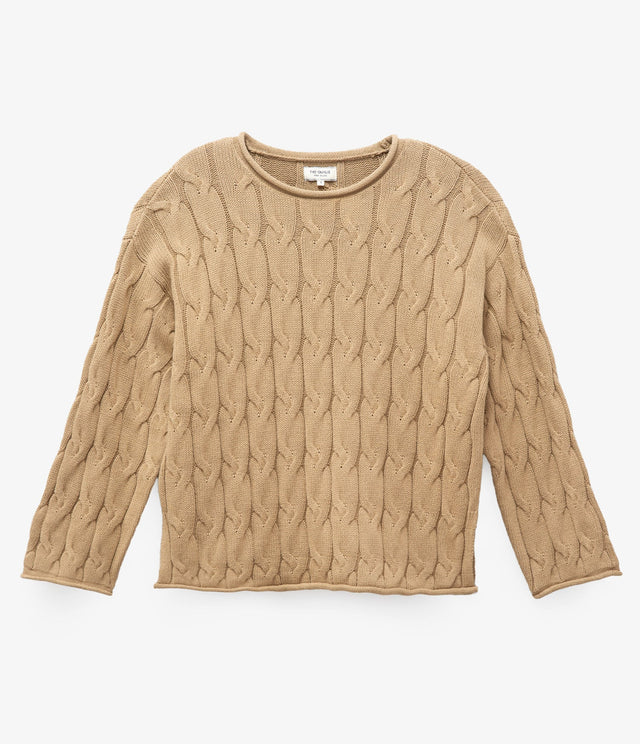 Sweater Trenzado Camel - Sweater Mujer