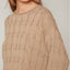 Sweater Trenzado Camel - Sweater Mujer