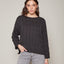 Sweater Trenzado Grafito - Sweater Mujer