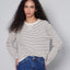 Sweater Navy Crema - Sweater Mujer