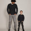 Sweater Waffle Negro Kids - Sweater