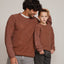 Sweater Waffle Terracota Kids - Sweater