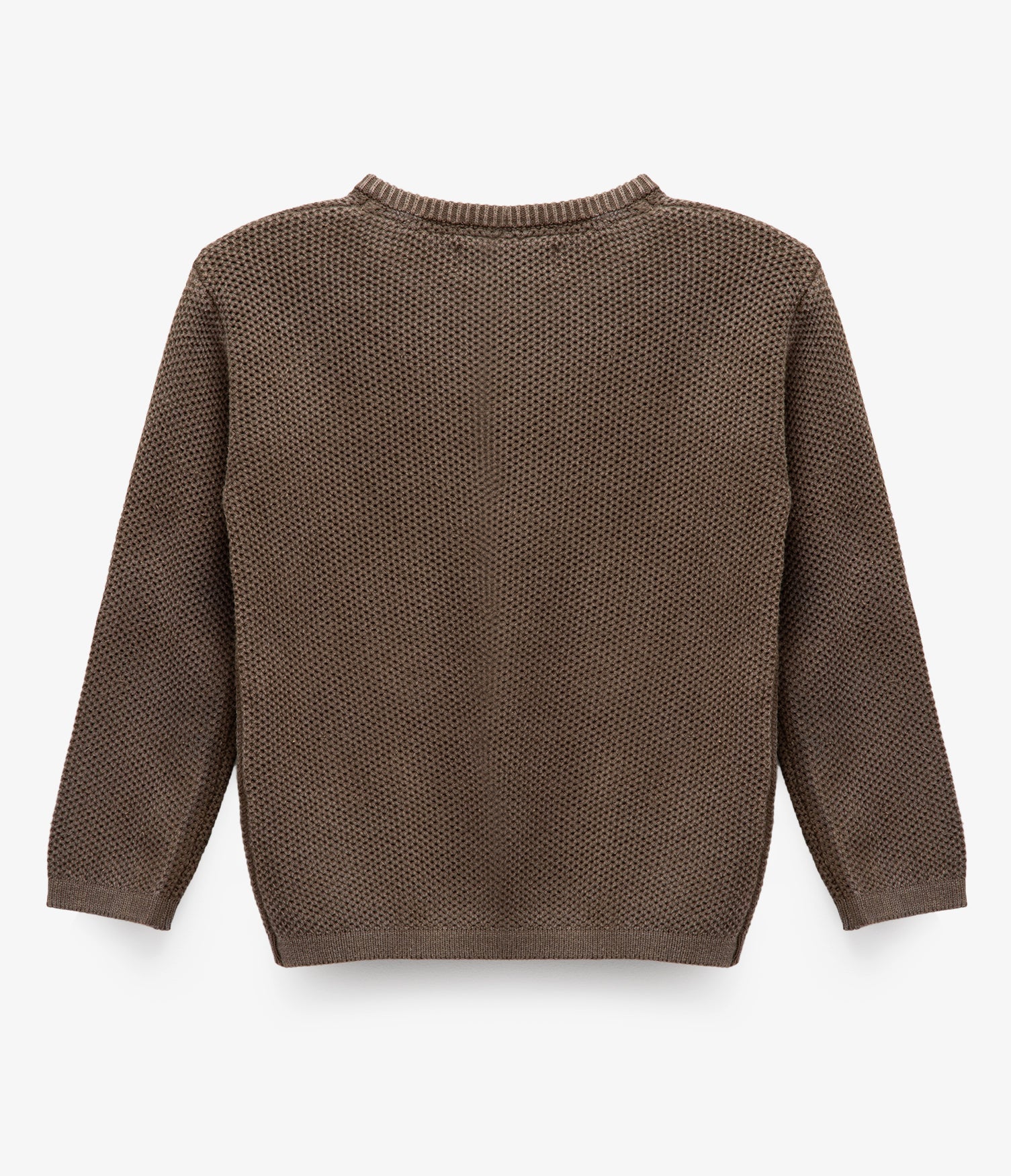 Sweater Waffle Verde Oliva Kids - Sweater