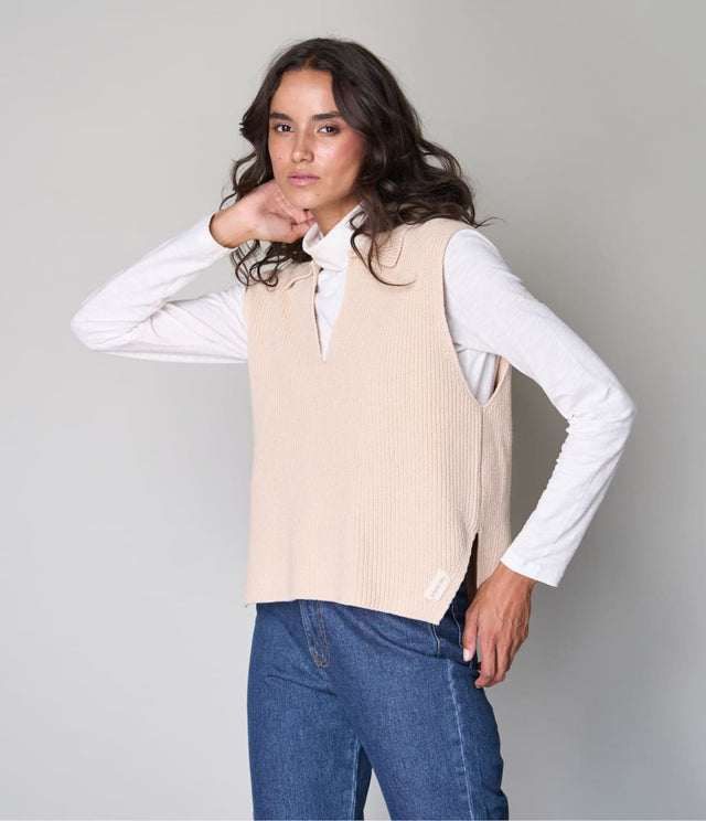 Sweater Rina Crema - Mujer