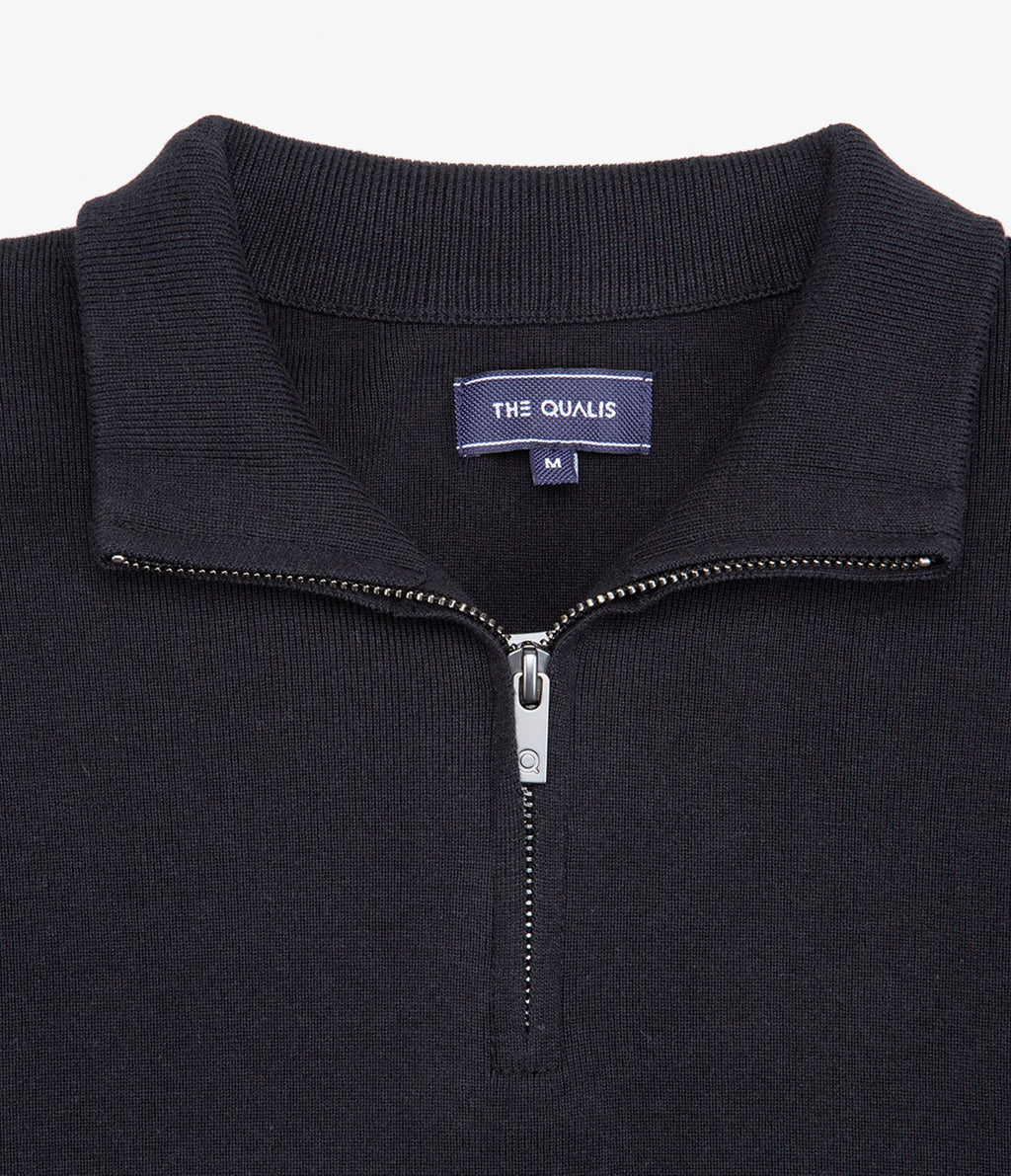 Sweater Tokio Half Zipper Negro - Sweater