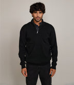 Sweater Tokio Half Zipper Negro - Sweater