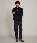 Sweater Tokio Half Zipper Negro - Sweater