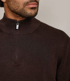 Sweater Tokio Half Zipper Terracota - Sweater