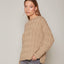 Sweater Trenzado Camel - Sweater Mujer