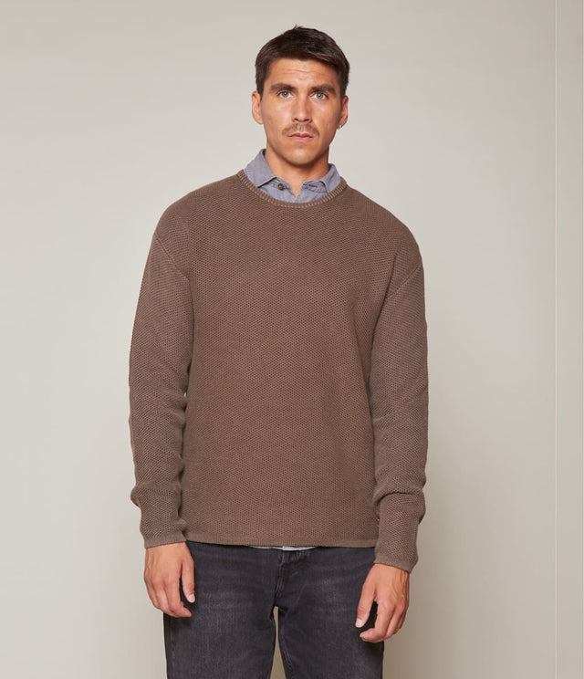 Sweater Waffle Verde Oliva - Sweater