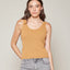 Top Lirio Camel - Blusa