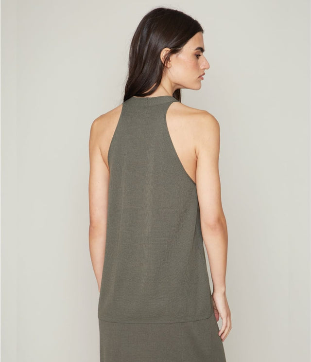 Top Margot tejida Verde - Blusa