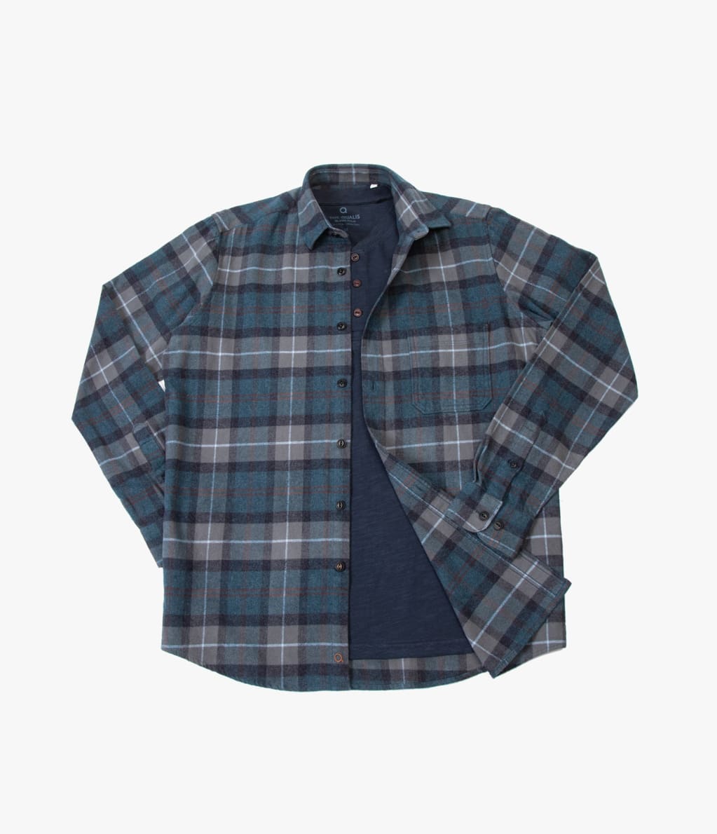 Camisa Guy Cuadros Azul - Camisa