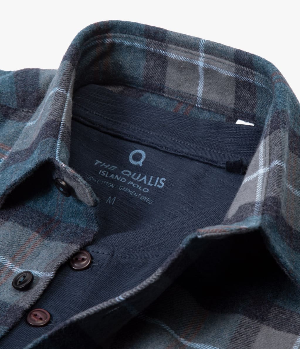 Camisa Guy Cuadros Azul - Camisa
